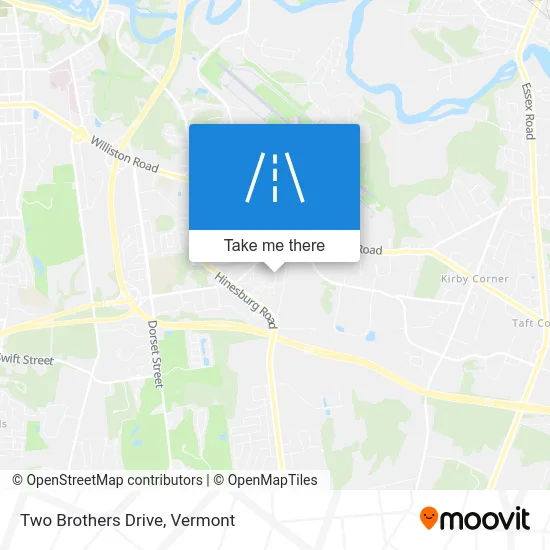 Two Brothers Drive map