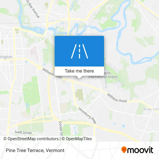 Pine Tree Terrace map