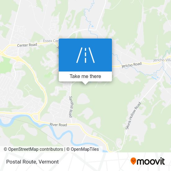 Mapa de Postal Route