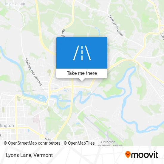 Lyons Lane map