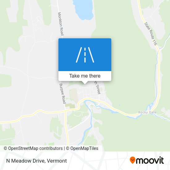 Mapa de N Meadow Drive