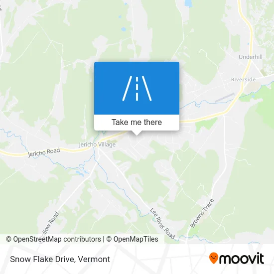 Snow Flake Drive map