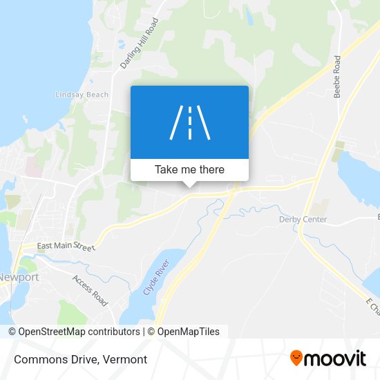 Mapa de Commons Drive