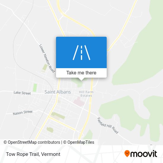 Mapa de Tow Rope Trail