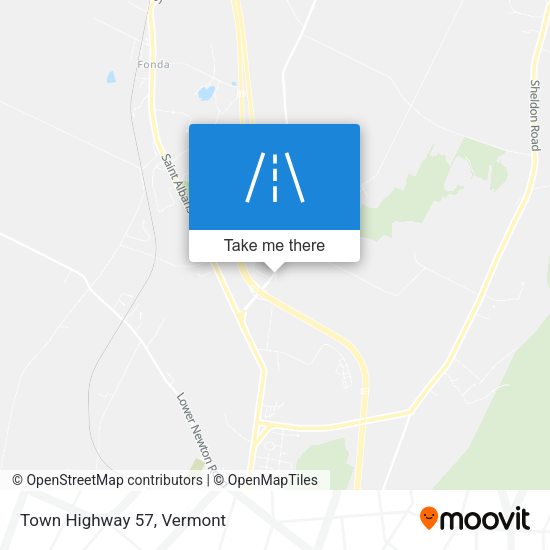 Mapa de Town Highway 57