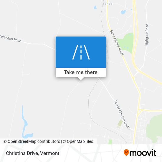 Christina Drive map