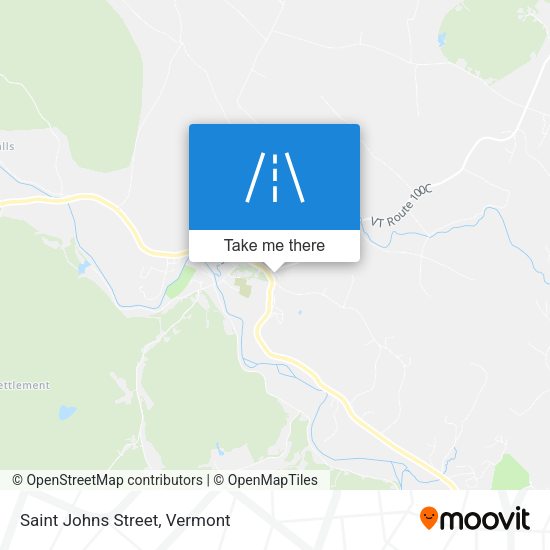 Mapa de Saint Johns Street