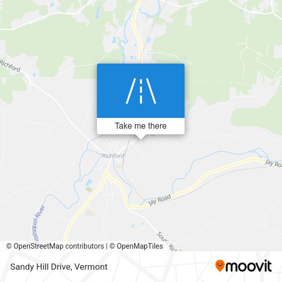 Mapa de Sandy Hill Drive