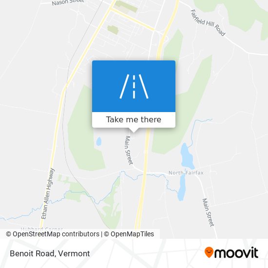 Mapa de Benoit Road