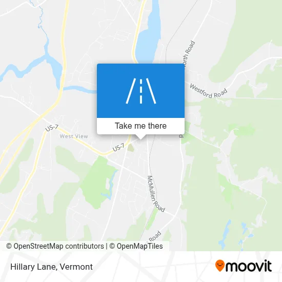 Hillary Lane map