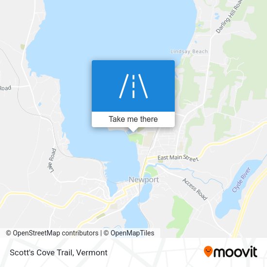 Mapa de Scott's Cove Trail