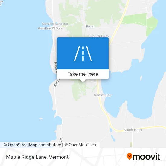 Maple Ridge Lane map