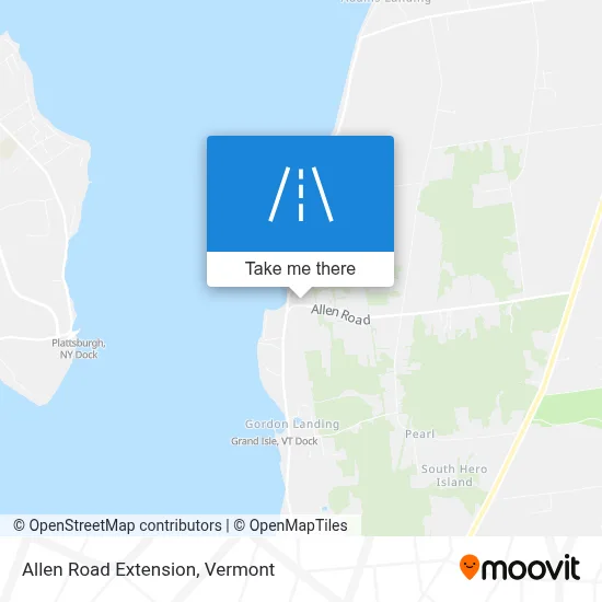 Allen Road Extension map