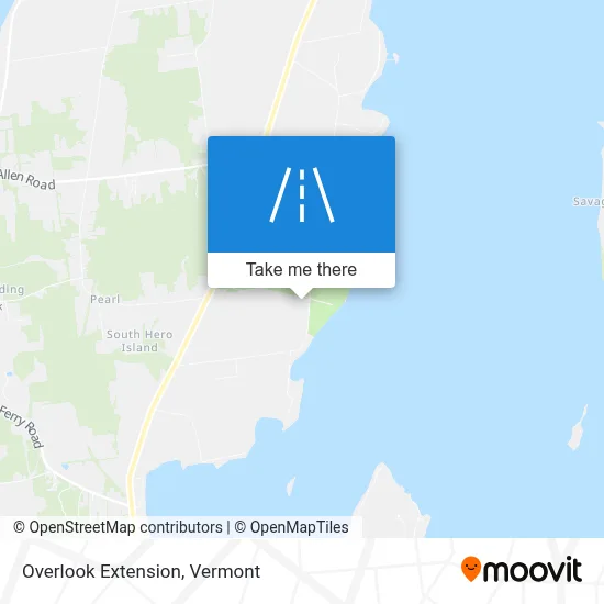 Overlook Extension map