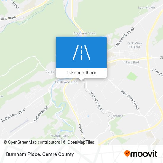 Mapa de Burnham Place