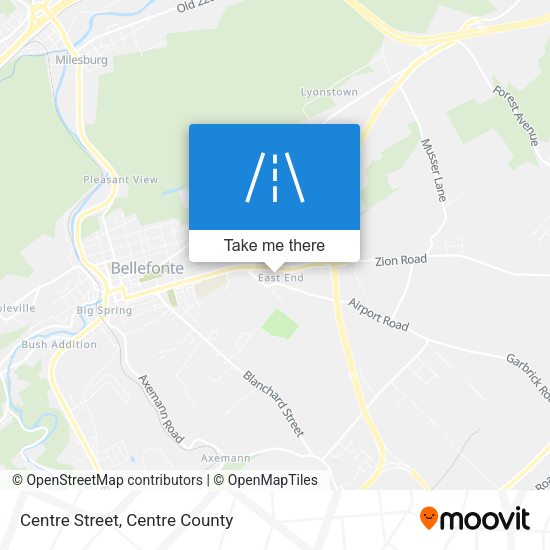 Mapa de Centre Street