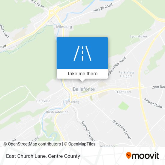 Mapa de East Church Lane
