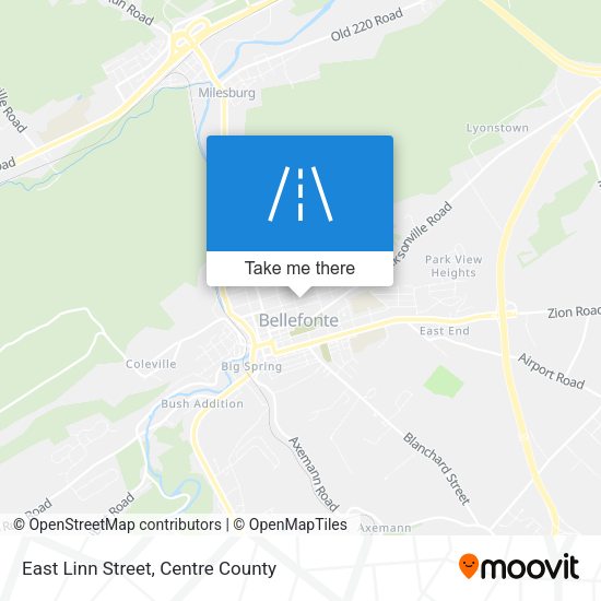 Mapa de East Linn Street