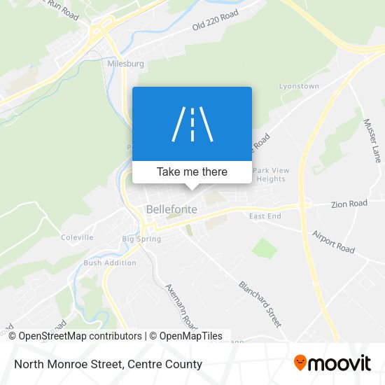 North Monroe Street map