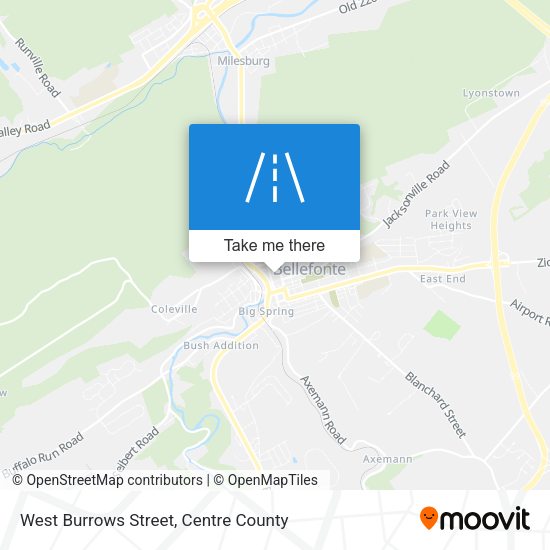 West Burrows Street map