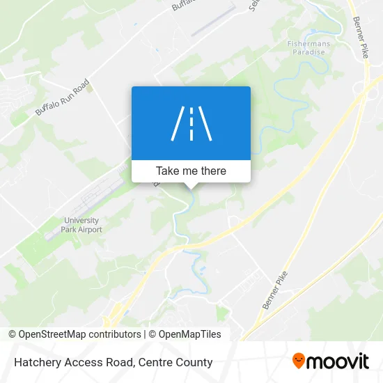 Hatchery Access Road map