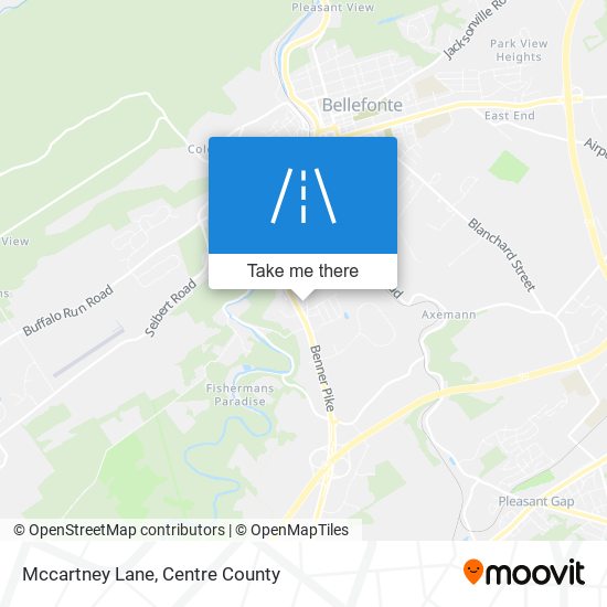 Mapa de Mccartney Lane