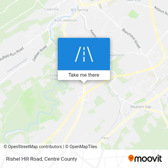 Rishel Hill Road map