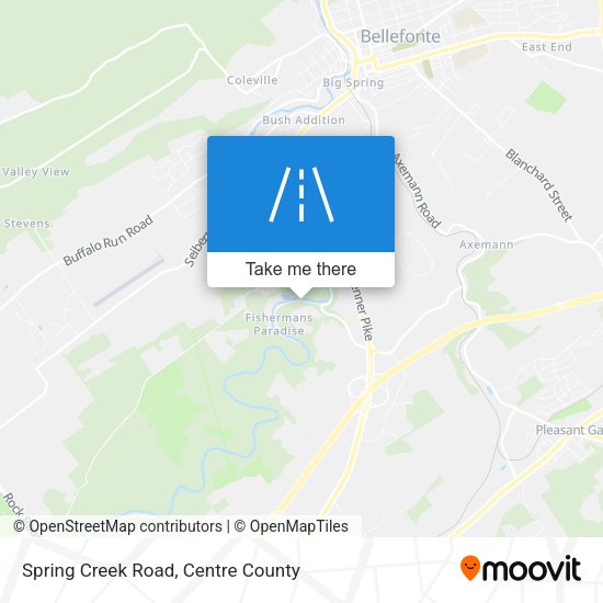 Mapa de Spring Creek Road
