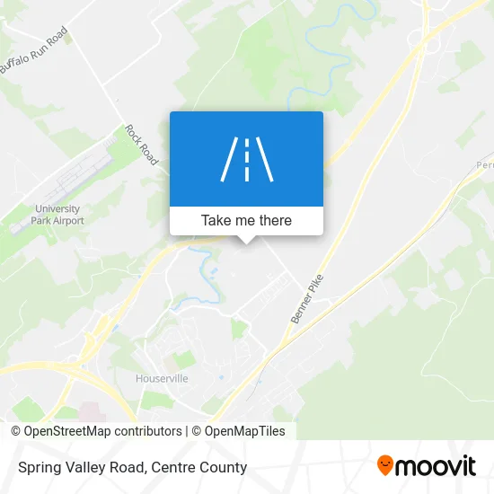 Spring Valley Road map