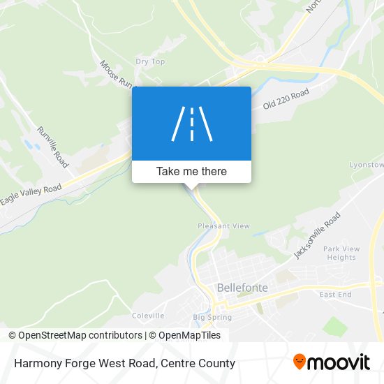 Mapa de Harmony Forge West Road