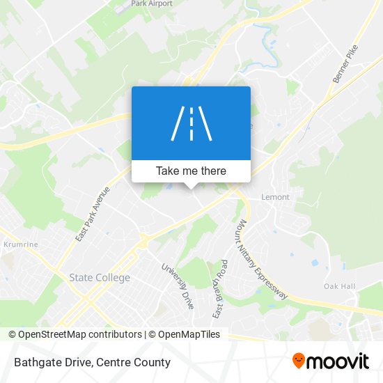 Mapa de Bathgate Drive