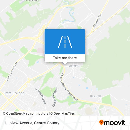 Hillview Avenue map