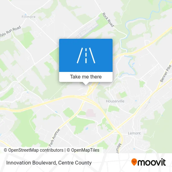 Innovation Boulevard map