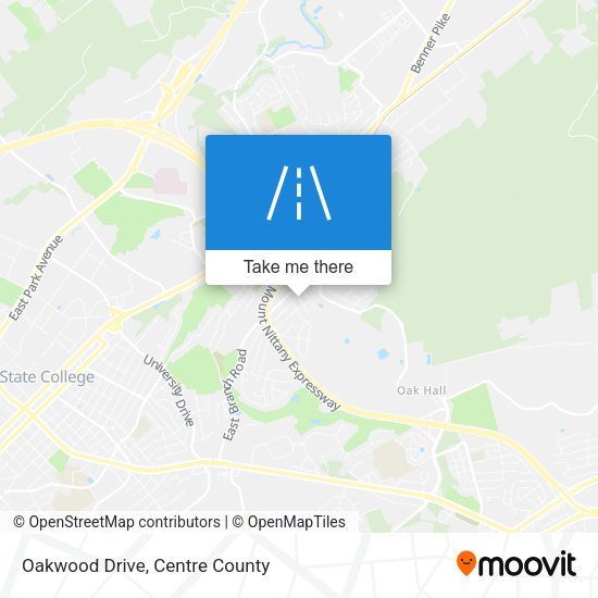 Oakwood Drive map