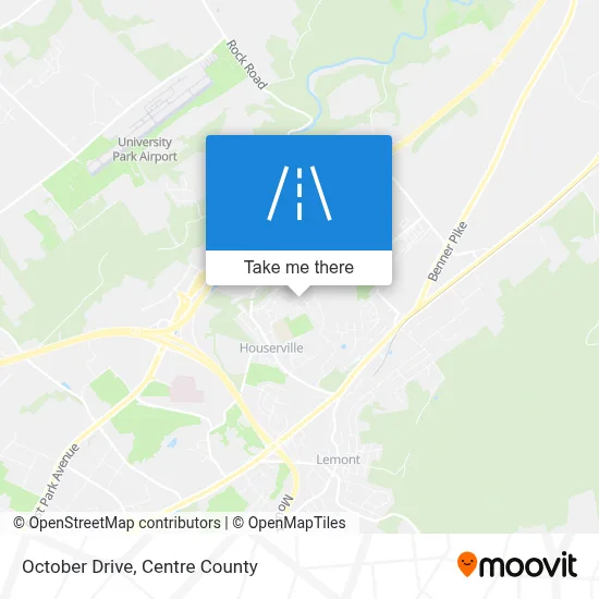 October Drive map