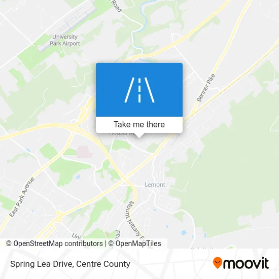 Spring Lea Drive map