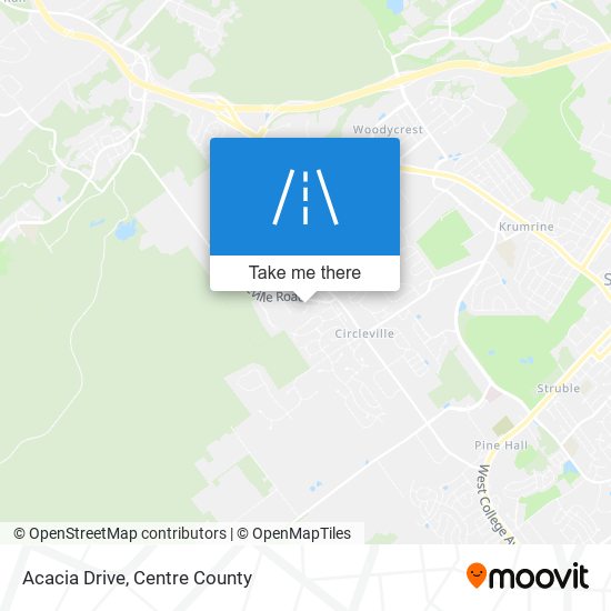 Acacia Drive map