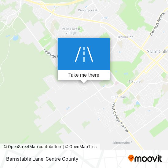 Barnstable Lane map