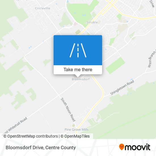 Mapa de Bloomsdorf Drive