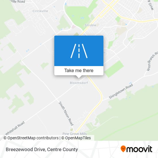 Mapa de Breezewood Drive