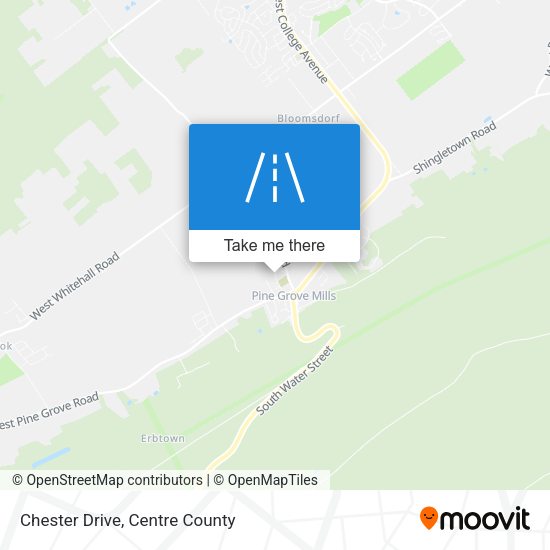 Chester Drive map
