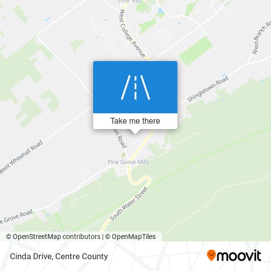 Cinda Drive map