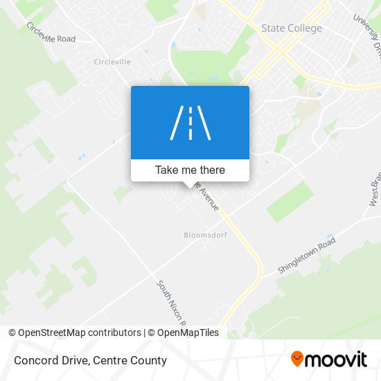 Concord Drive map