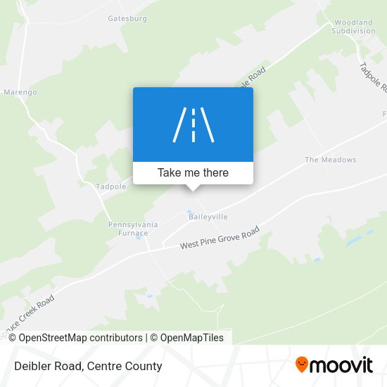 Mapa de Deibler Road
