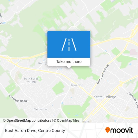 East Aaron Drive map