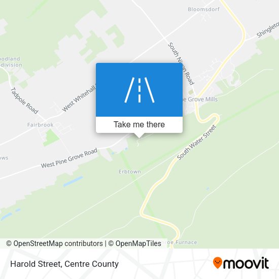 Harold Street map