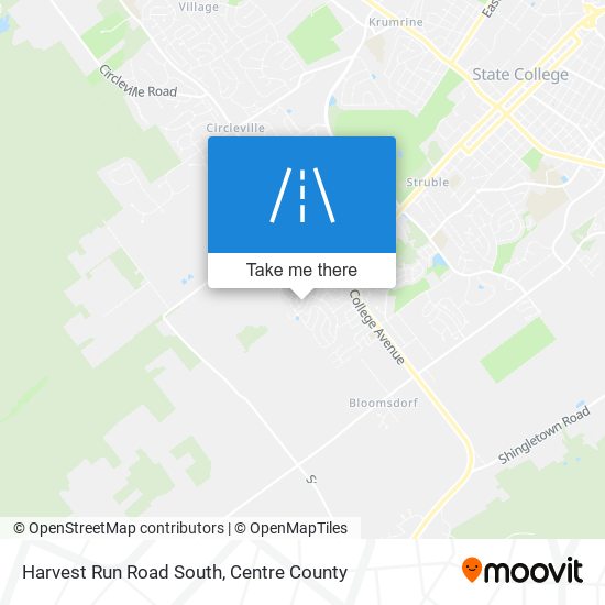 Mapa de Harvest Run Road South