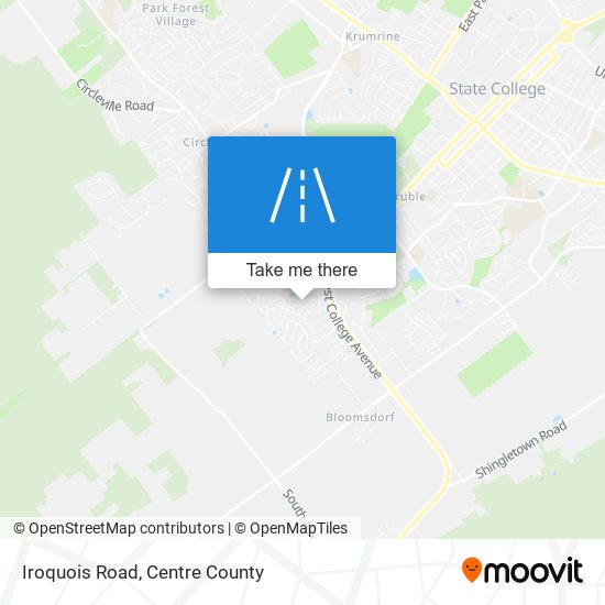 Mapa de Iroquois Road