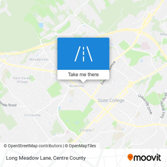 Long Meadow Lane map