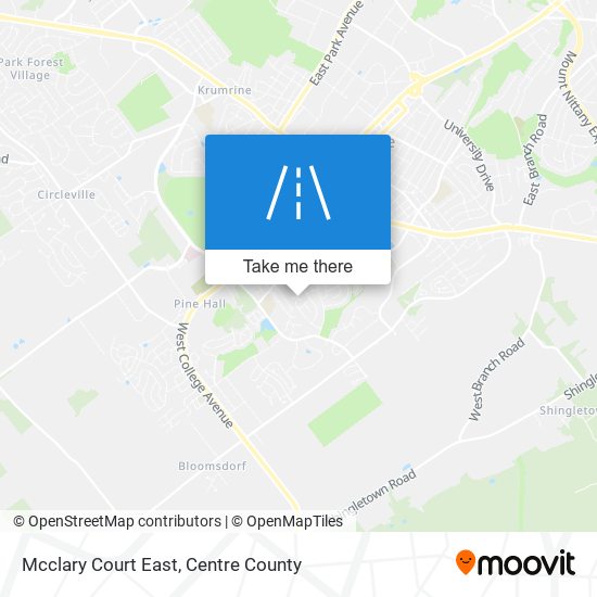 Mapa de Mcclary Court East